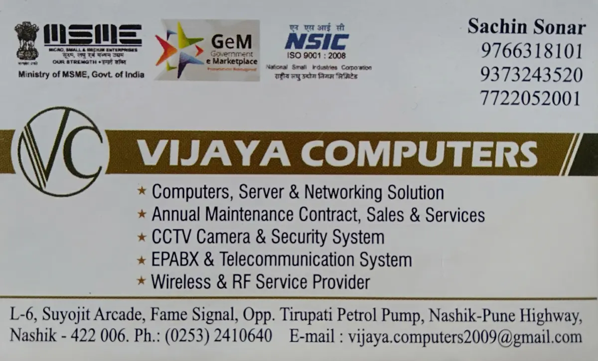 VIJAYA COMPUTERS NASHIK